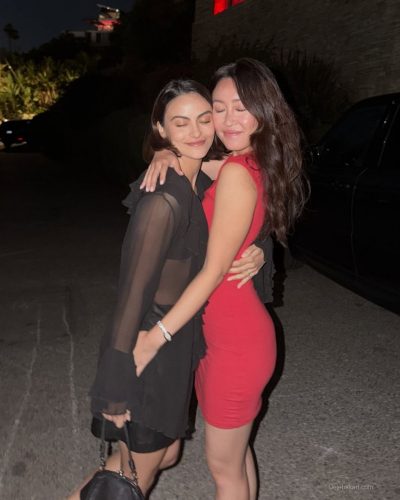 Camila Mendes Slays In Black Ensemble At Night Out With Friends 2026