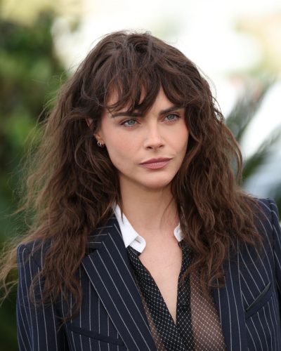 Cara Delevingne Dazzles In Striped Suit At Cannes 2026 Photocall