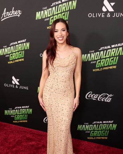 Carly King Dazzles In Sparkling Gown At The Mandalorian Premiere 2026