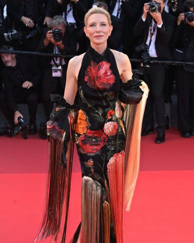 Cate Blanchett Captivates In Floral Elegance At Cannes 2026 Screening