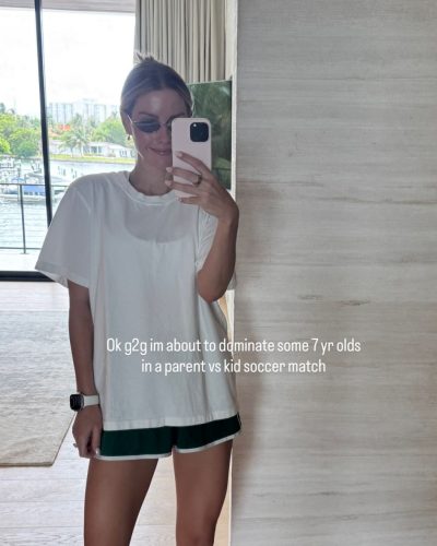 Claire Holt Sports Casual Style For Kids Soccer Match In May 2026
