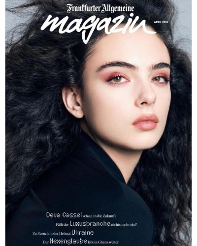 Deva Cassel Graces Frankfurter Allgemeine Magazine In Elegant Black Ensemble 2026