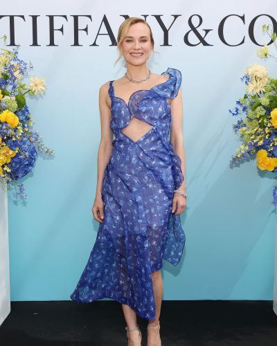 Diane Kruger Dazzles In Blue At Tiffany & Co. Luncheon In Cannes 2026