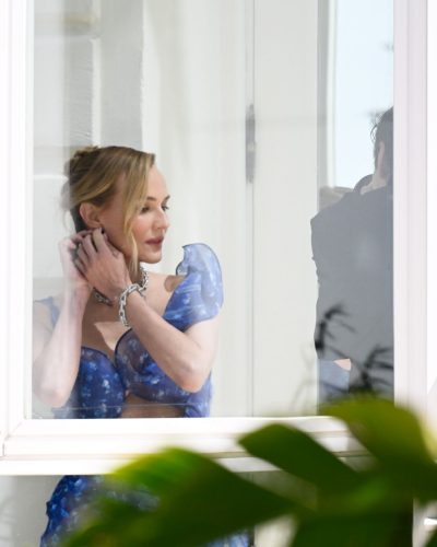 Diane Kruger Dazzles In Blue While Filming For Tiffany At Cannes 2026