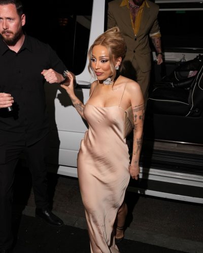 Doja Cat Dazzles In A Sleek Satin Gown At The Saint Laurent Met Gala After-Party In NYC 2026