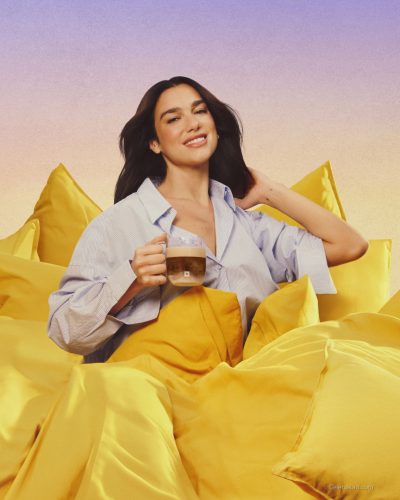 Dua Lipa Embraces Cozy Vibes For Nespresso Campaign April 2026