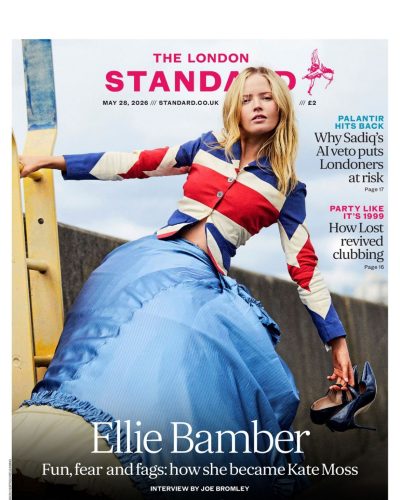 Ellie Bamber Dazzles In A Union Jack Ensemble For The London Standard 2026