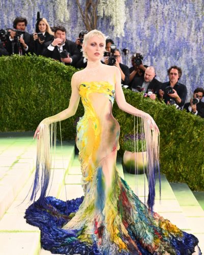 Emma Chamberlain Dazzles In Vibrant Art-Inspired Gown At 2026 Met Gala