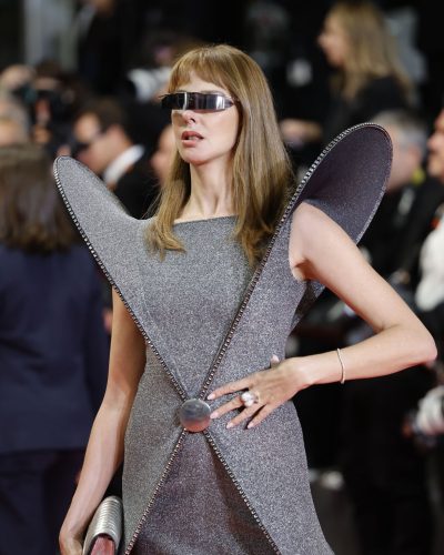Frederique Bel Dazzles In A Futuristic Outfit At Cannes 2026 Premiere
