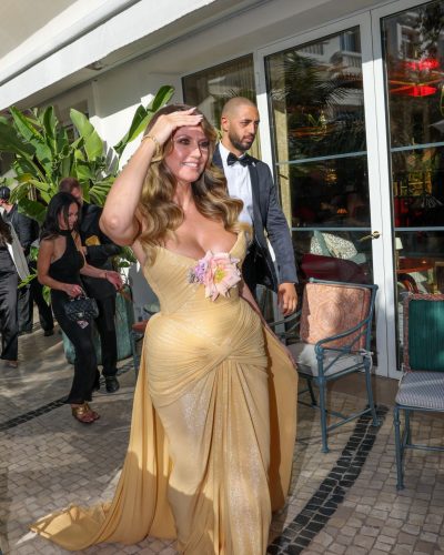 Heidi Klum Dazzles In A Shimmering Gold Gown At Cannes 2026