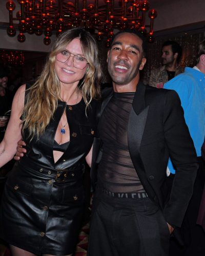 Heidi Klum Dazzles In Leather At Colman Domingo’s Pre-Met Gala Party In NYC 2026