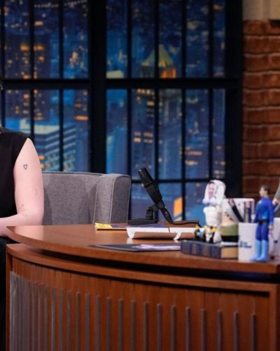 Isa Briones Stuns In Elegant Black Dress On Late Night With Seth Meyers 2026