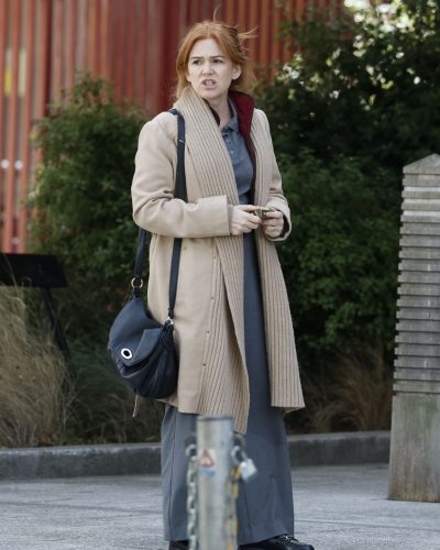 Isla Fisher Shows Effortless Style On Bare Set In London 2026