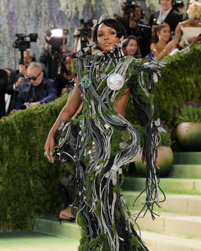Janelle Monáe Dazzles In Nature-Inspired Ensemble At 2026 Met Gala