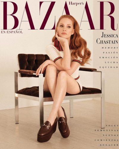 Jessica Chastain Shines In Ensemble For Harper’s Bazaar Mexico 2024 Women’s Issue