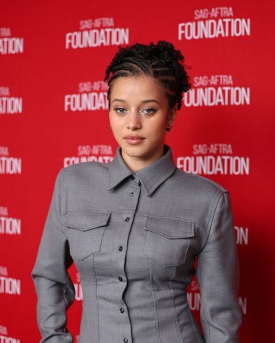 Jordan Alexander Shines In Stylish Grey Ensemble At Sag-Aftra Event In Los Angeles 2026