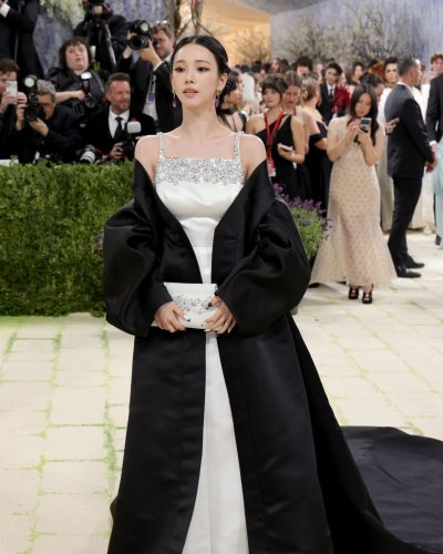 Karina Dazzles In Elegant Black And White Ensemble At The 2026 Met Gala
