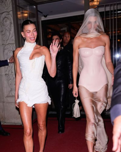 Kendall Jenner And Hailey Bieber Dazzle In Unique Outfits Leaving The Surrey Hotel 2026