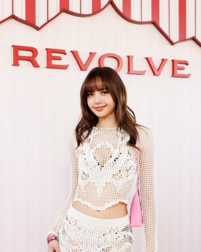 Lalisa Manobal Dazzles In White Ensemble At Revolve Festival 2026