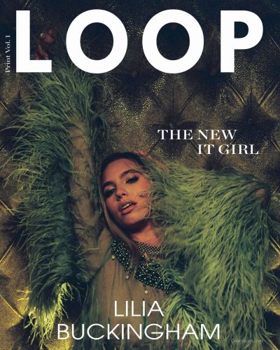 Lilia Buckingham Dazzles In Feathered Green Ensemble For Loop Magazine May 2026
