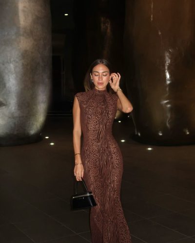 Luana Barron Dazzles In Elegant Brown Dress At Cipriani Downtown 2026