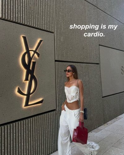 Luana Barron Stuns In A White Dress While Shopping In Miami 2026