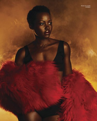 Lupita Nyong’O Dazzles In Red At Elle USA Summer 2026 Photoshoot