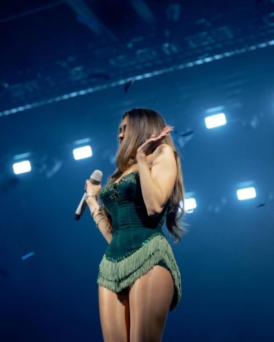 Madison Beer Dazzles In Emerald Green Outfit During Performance In May 2026