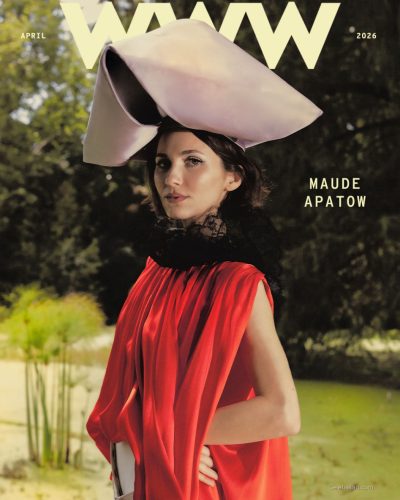 Maude Apatow Shines In Bold Red For Who What Wear Cover Shoot 2026