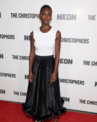Michaela Coel Shines In Elegant Ensemble At The Christophers Premiere In NYC 2026
