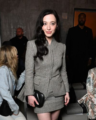 Mikey Madison Shines In Gray Ensemble At Dior Cruise Show 2027