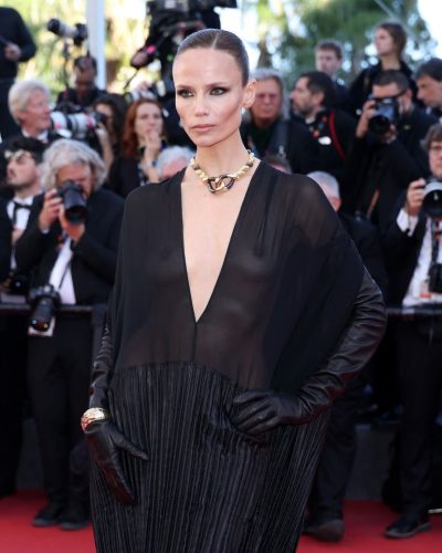 Natasha Poly Dazzles In Sheer Black Elegance At Cannes 2026