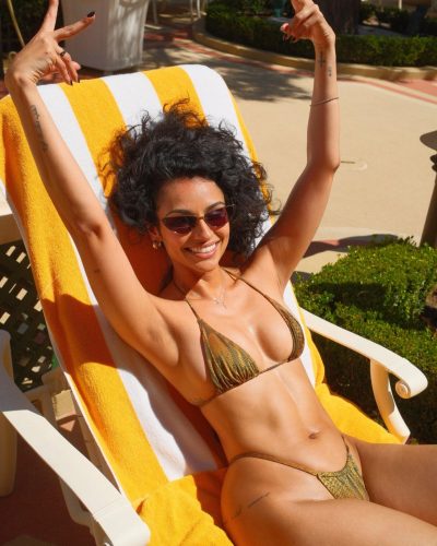 Nazanin Mandi Shows Off Bikini Look By The Pool In May 2026