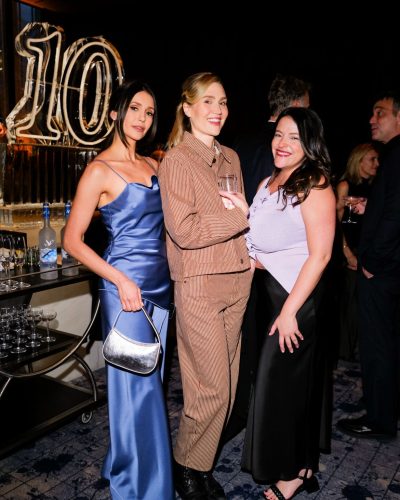 Nina Dobrev Dazzles In Stripes At La Ligne’s 10th Anniversary 2026