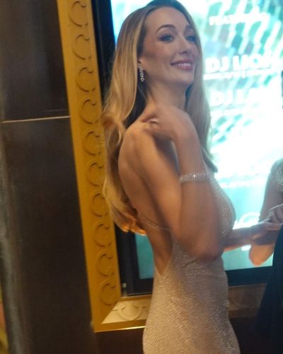 Penny Lane Dazzles In Sparkling Gown At Times Square Event 2026