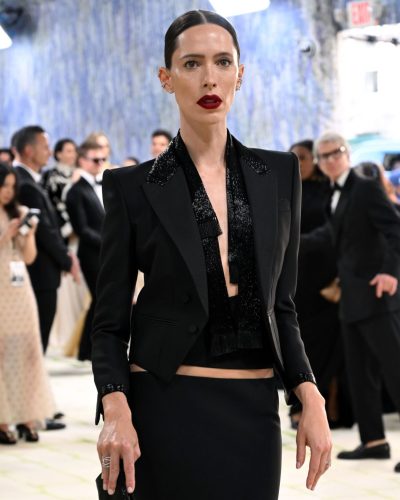 Rebecca Hall Dazzles At The 2026 Met Gala In Black Ensemble