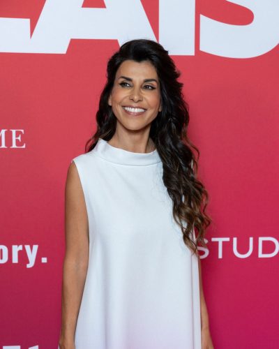 Reem Kherici Dazzles In Elegant White Dress At Pour Le Plaisir Premiere In Paris 2026