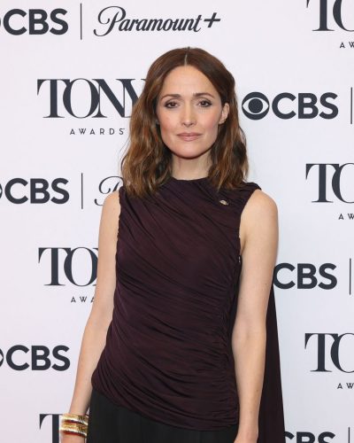 Rose Byrne Dazzles In Deep Purple At The 79th Annual Tony Awards Press Event 2026