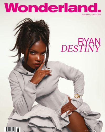 Ryan Destiny Shines In Stylish Grey Ensemble For Wonderland 2020
