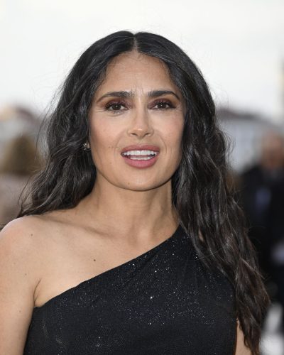 Salma Hayek Shines In Sparkling Black Gown At Venice Gala 2026