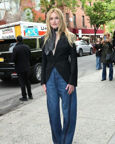 Sarah Pidgeon Rocks A Bold Look With Red Heels In NYC 2026