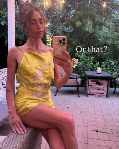 Sarah Shahi Dazzles In A Bright Yellow Mini Dress On Instagram 2026
