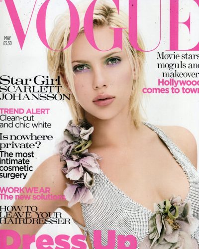Scarlett Johansson Shines In Style For Vogue UK May 2004