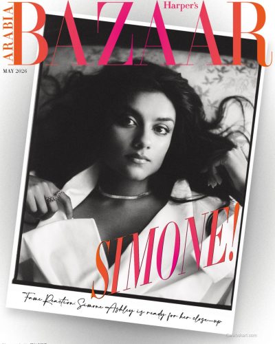 Simone Ashley Captivates In Elegant White For Harper’s Bazaar Arabia May 2026