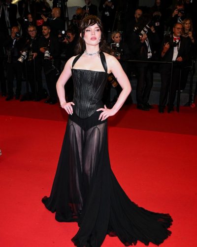 Sophie Thatcher Dazzles In Sheer Black Gown At Cannes 2026 Premiere