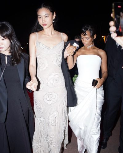 Taylor Russell Dazzles In Elegant Silver Gown At Cannes After-Party 2026