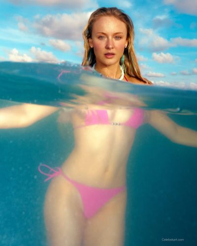 Zara Larsson Dazzles In Pink Bikini For Main Rose Swimwear Shoot 2026