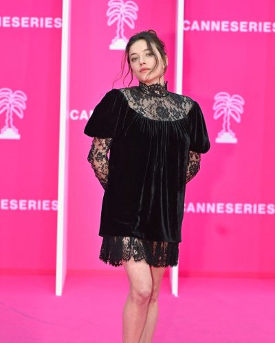 Zoe Adjani Dazzles In Elegant Black Lace At Canneseries 2026