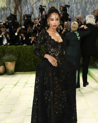 Zoe Kravitz Dazzles In Black Lace At 2026 Met Gala