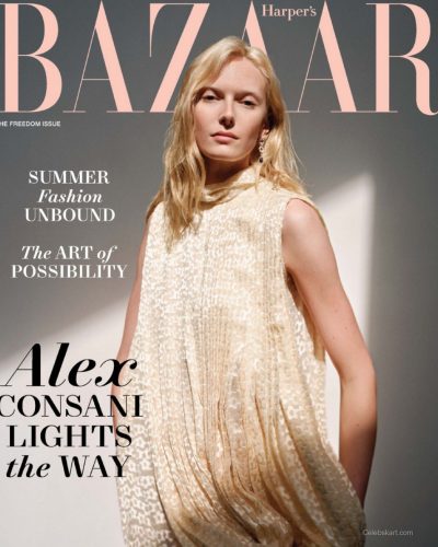 Alex Consani Shines In Ethereal Looks For Harper’s Bazaar Summer 2026